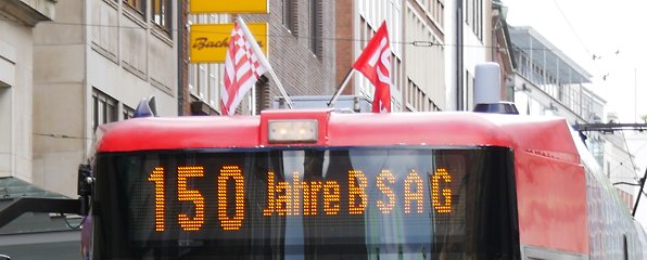 150 Jahre Bremer Straßenbahn 150 Jahre Bremer Straßenbahn
